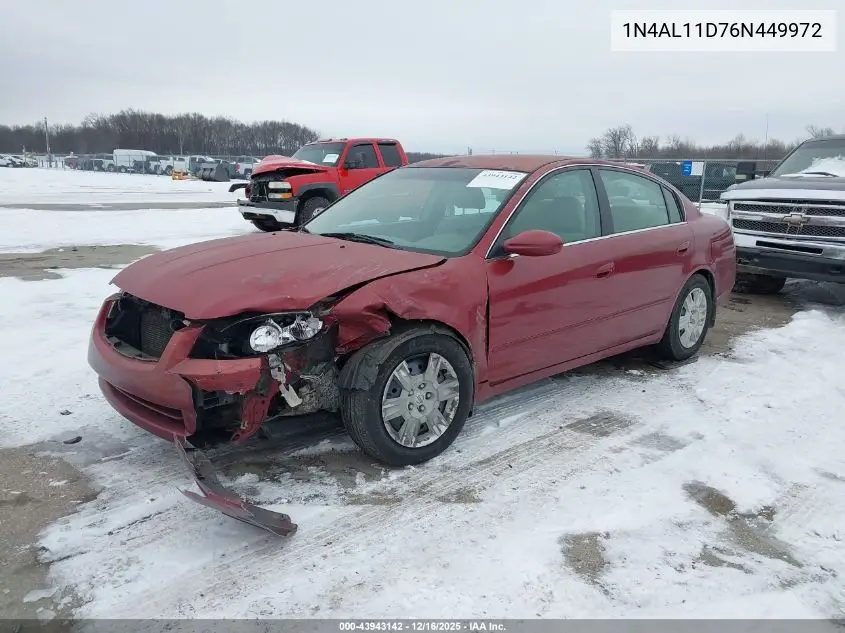 1N4AL11D76N449972 2006 Nissan Altima 2.5 S