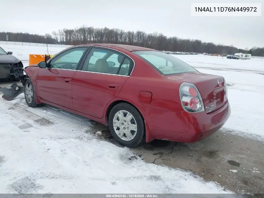 1N4AL11D76N449972 2006 Nissan Altima 2.5 S