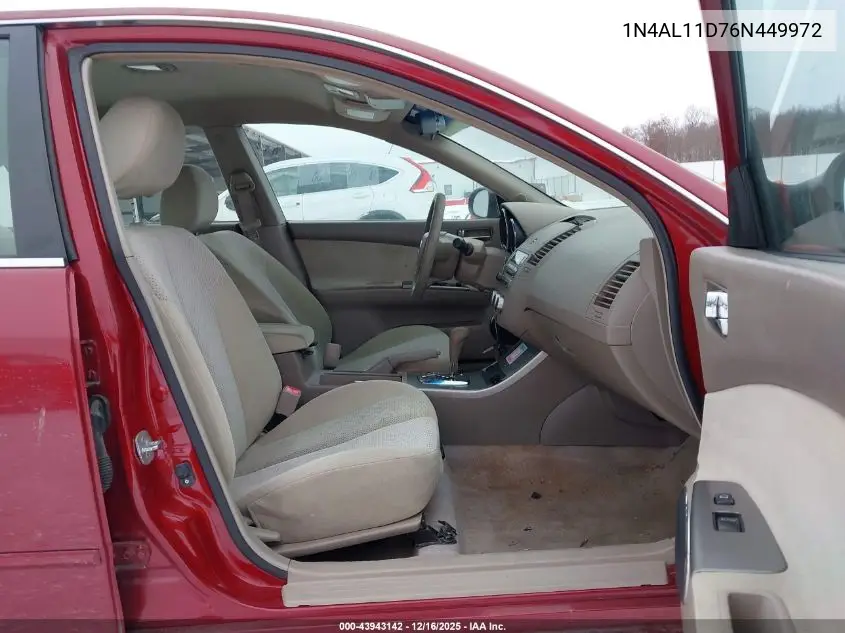 1N4AL11D76N449972 2006 Nissan Altima 2.5 S