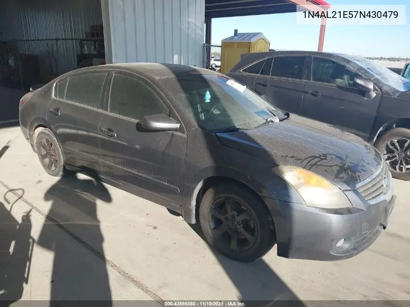 1N4AL21E57N430479 2007 Nissan Altima 2.5 S