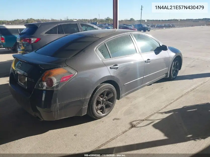 1N4AL21E57N430479 2007 Nissan Altima 2.5 S