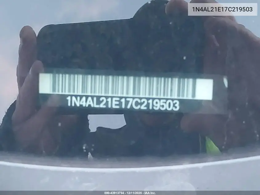 1N4AL21E17C219503 2007 Nissan Altima 2.5 S