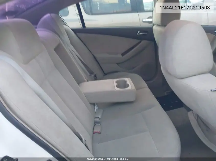 1N4AL21E17C219503 2007 Nissan Altima 2.5 S