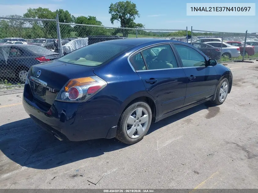 1N4AL21E37N410697 2007 Nissan Altima 2.5 S