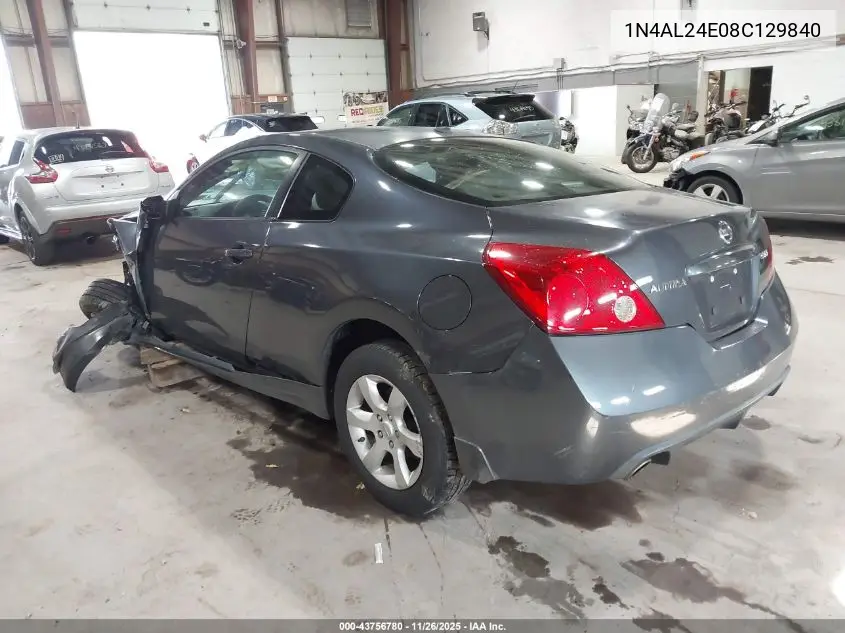 1N4AL24E08C129840 2008 Nissan Altima 2.5 S