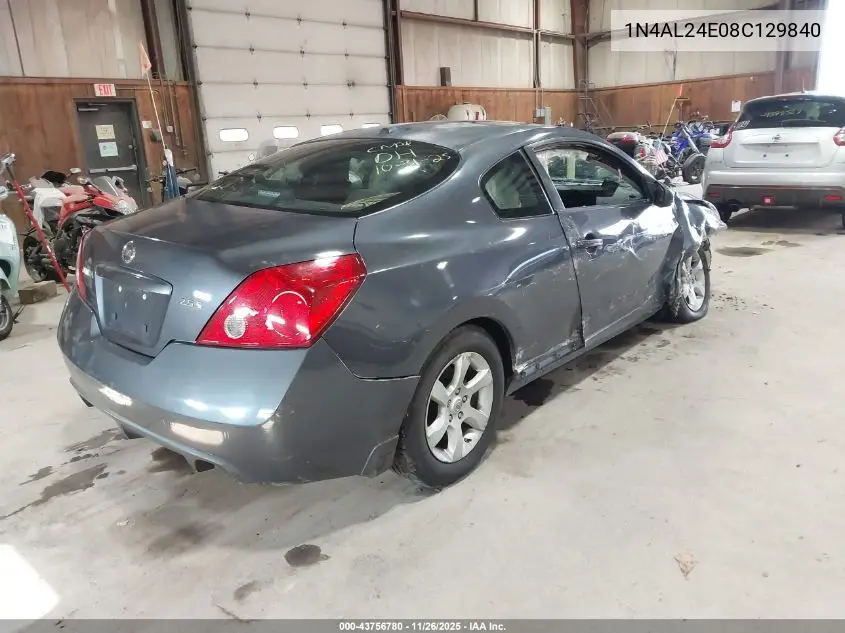 1N4AL24E08C129840 2008 Nissan Altima 2.5 S
