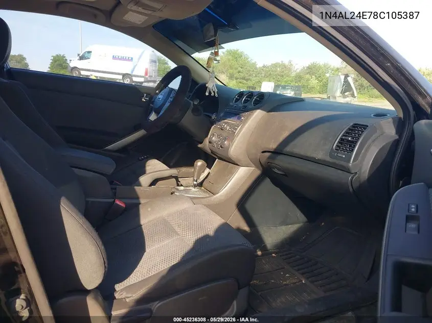 2008 Nissan Altima 2.5 S VIN: 1N4AL24E78C105387 Lot: 45236308
