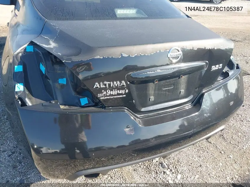 2008 Nissan Altima 2.5 S VIN: 1N4AL24E78C105387 Lot: 45236308