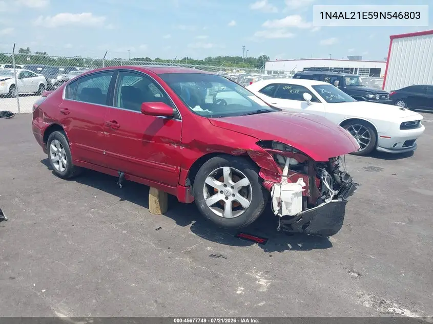 2009 Nissan Altima 2.5 S VIN: 1N4AL21E59N546803 Lot: 45677749