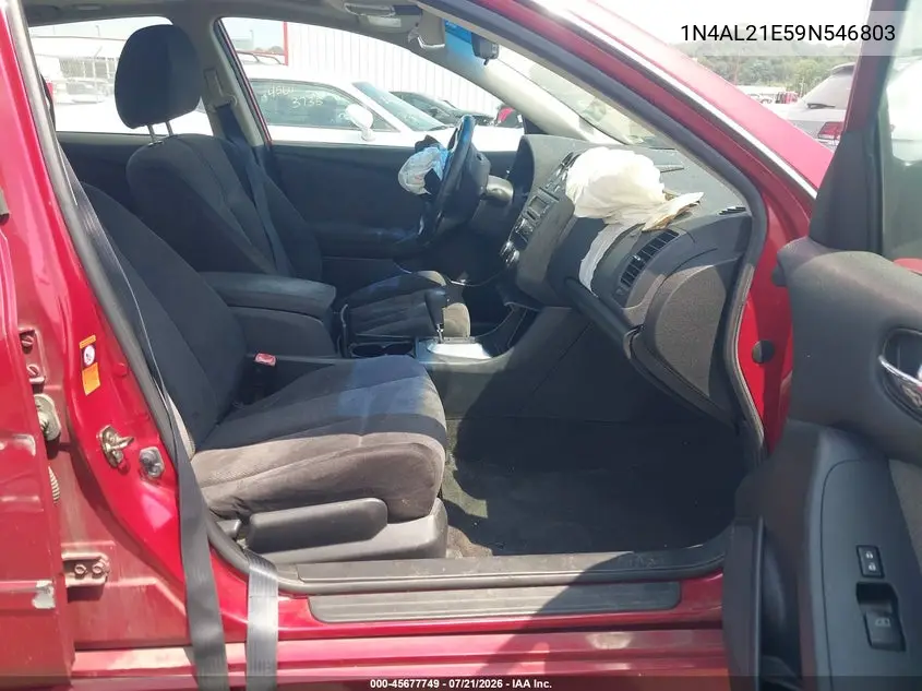 2009 Nissan Altima 2.5 S VIN: 1N4AL21E59N546803 Lot: 45677749