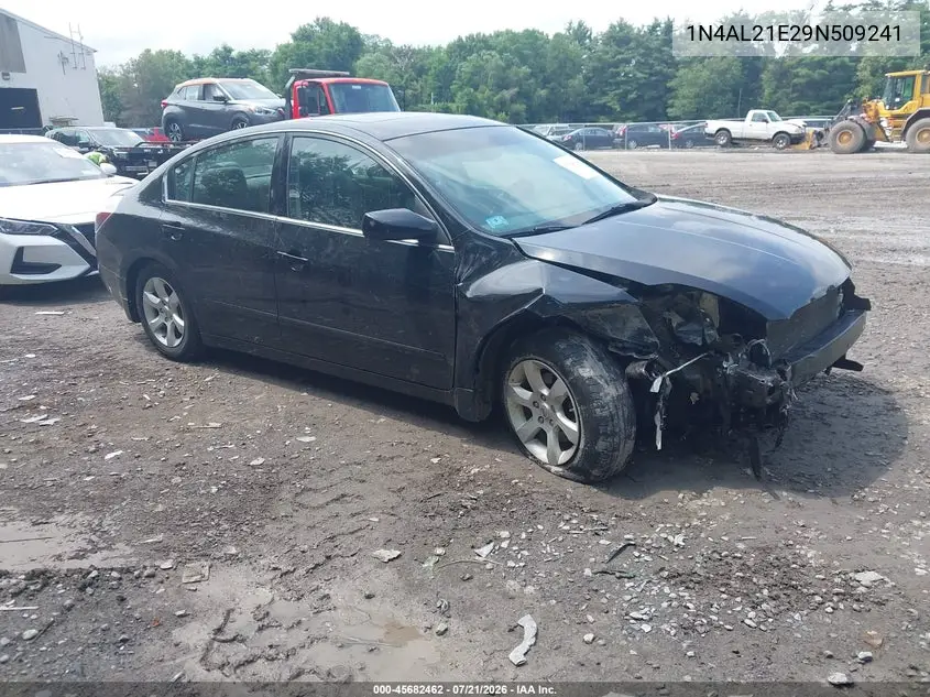 2009 Nissan Altima 2.5 S VIN: 1N4AL21E29N509241 Lot: 45682462