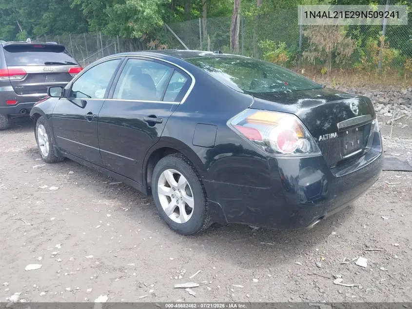 2009 Nissan Altima 2.5 S VIN: 1N4AL21E29N509241 Lot: 45682462