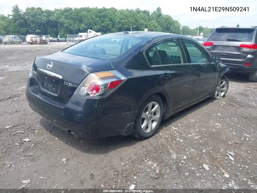 2009 Nissan Altima 2.5 S VIN: 1N4AL21E29N509241 Lot: 45682462