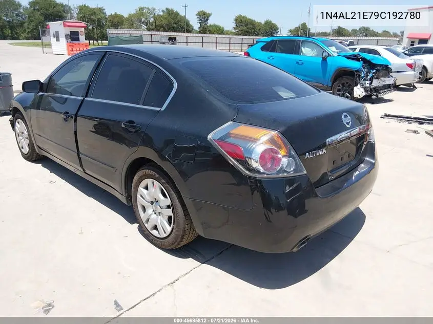 2009 Nissan Altima 2.5 S VIN: 1N4AL21E79C192780 Lot: 45685812