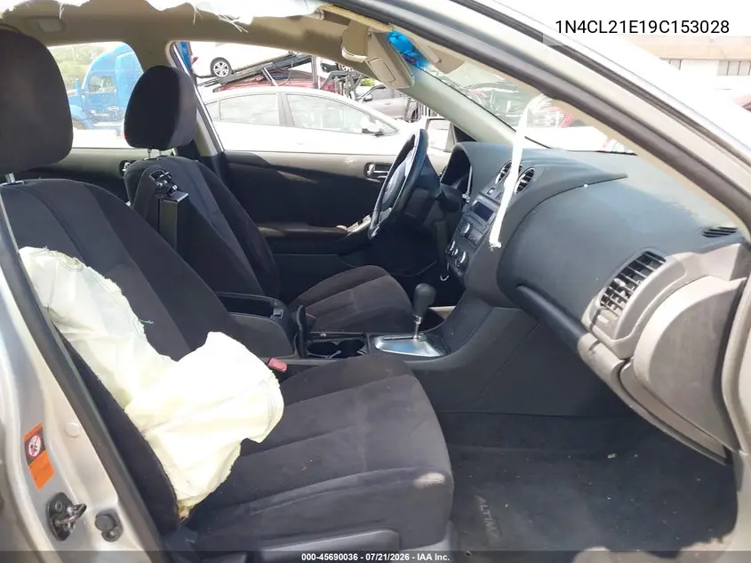 2009 Nissan Altima Hybrid VIN: 1N4CL21E19C153028 Lot: 45690036