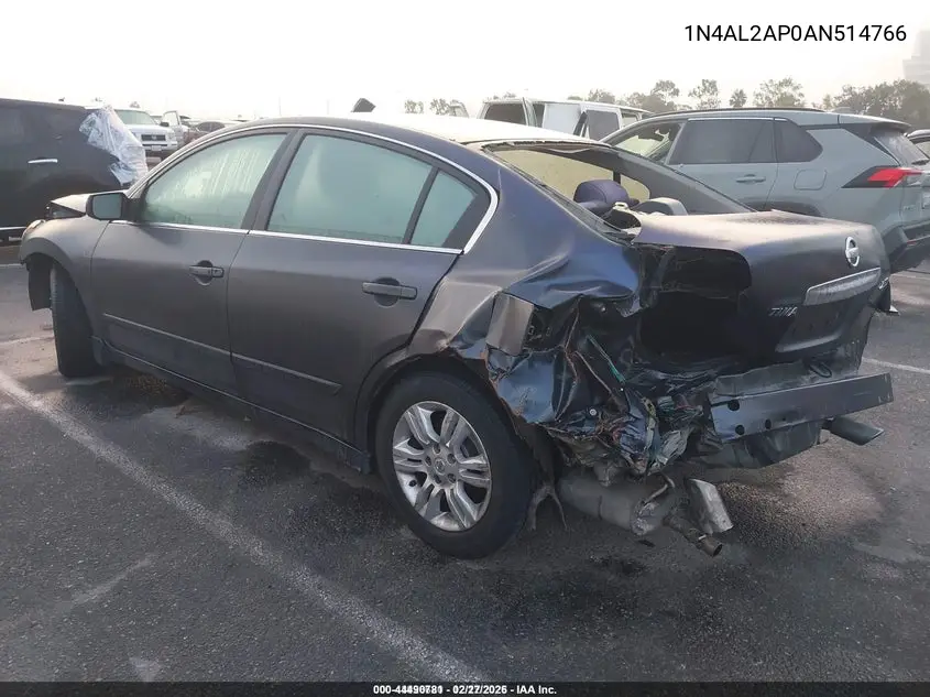 1N4AL2AP0AN514766 2010 Nissan Altima 2.5 S