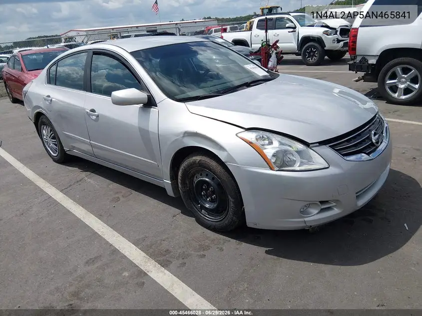2010 Nissan Altima 2.5 S VIN: 1N4AL2AP5AN465841 Lot: 45466028