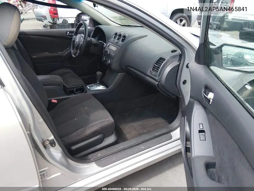 2010 Nissan Altima 2.5 S VIN: 1N4AL2AP5AN465841 Lot: 45466028