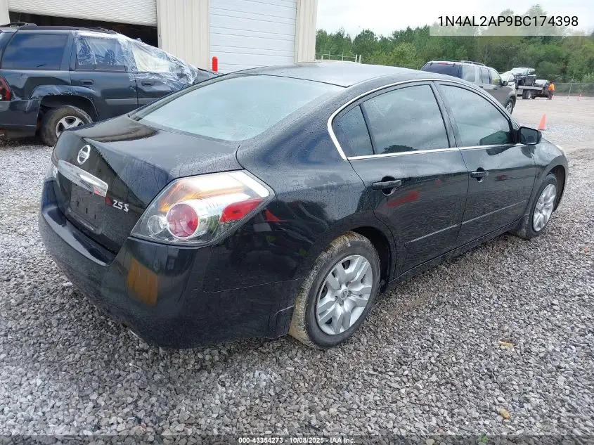 1N4AL2AP9BC174398 2011 Nissan Altima 2.5 S