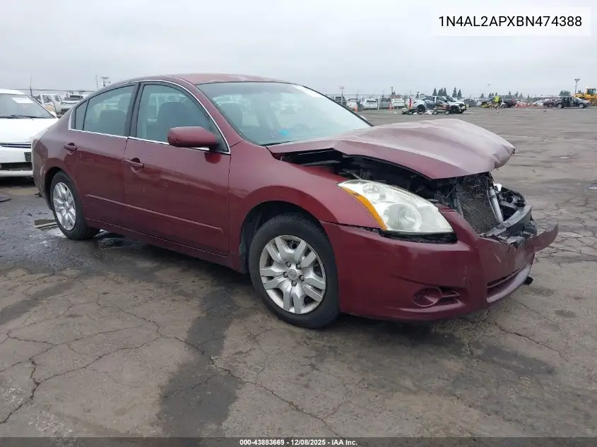 1N4AL2APXBN474388 2011 Nissan Altima 2.5 S