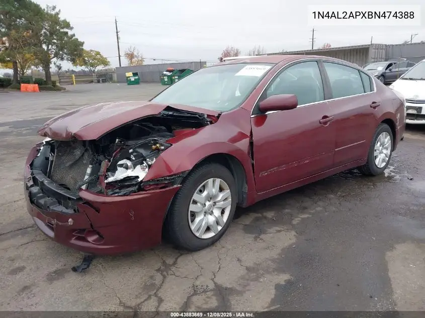1N4AL2APXBN474388 2011 Nissan Altima 2.5 S