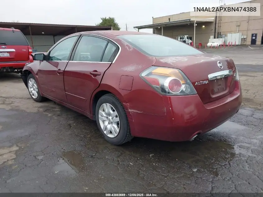 1N4AL2APXBN474388 2011 Nissan Altima 2.5 S