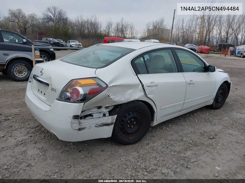 1N4AL2AP5CN494484 2012 Nissan Altima 2.5 S
