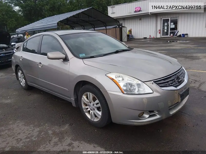 2012 Nissan Altima 2.5 S VIN: 1N4AL2APXCN439755 Lot: 45658125