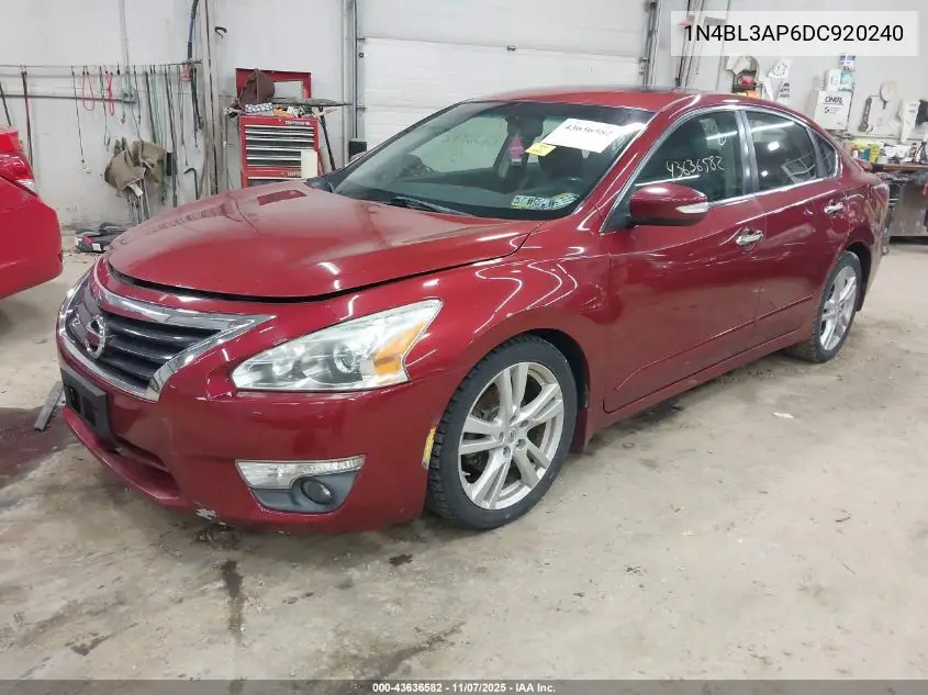 1N4BL3AP6DC920240 2013 Nissan Altima 3.5 Sl