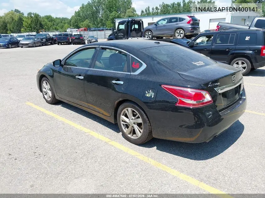 2013 Nissan Altima 2.5/2.5 S/2.5 Sl/2.5 Sv VIN: 1N4AL3AP1DN400141 Lot: 45547640