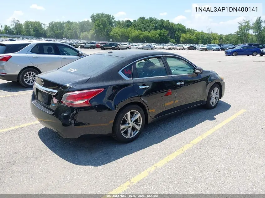 2013 Nissan Altima 2.5/2.5 S/2.5 Sl/2.5 Sv VIN: 1N4AL3AP1DN400141 Lot: 45547640