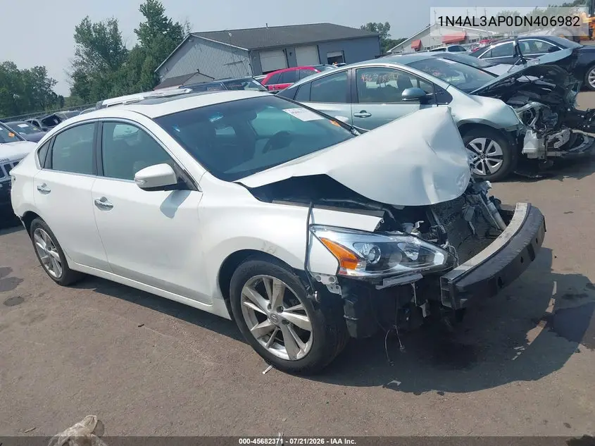 2013 Nissan Altima 2.5 Sv VIN: 1N4AL3AP0DN406982 Lot: 45682371