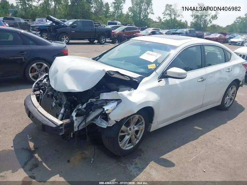 2013 Nissan Altima 2.5 Sv VIN: 1N4AL3AP0DN406982 Lot: 45682371