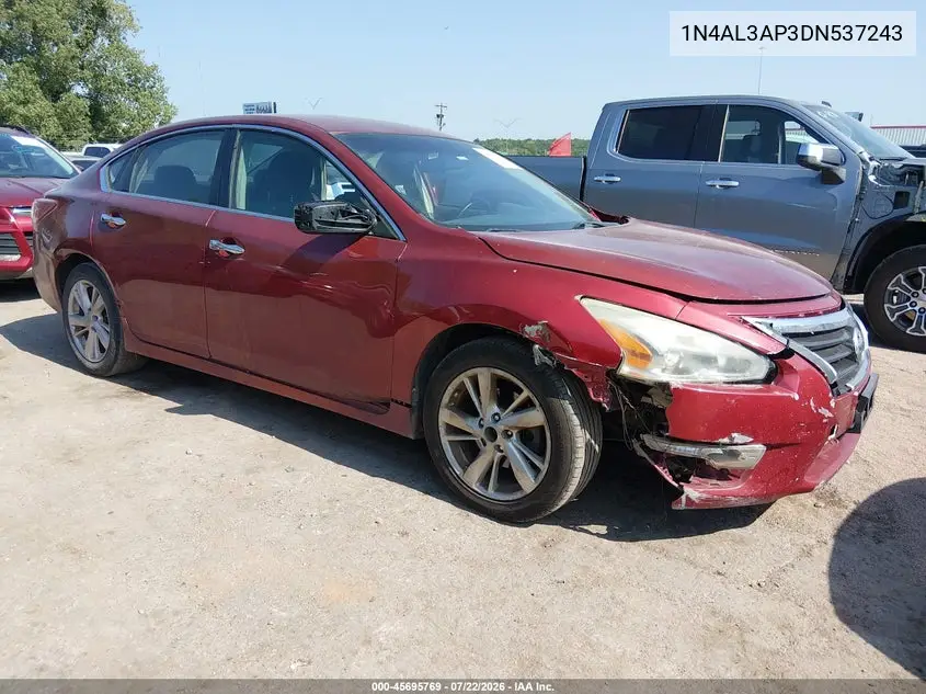 2013 Nissan Altima 2.5 Sv VIN: 1N4AL3AP3DN537243 Lot: 45695769