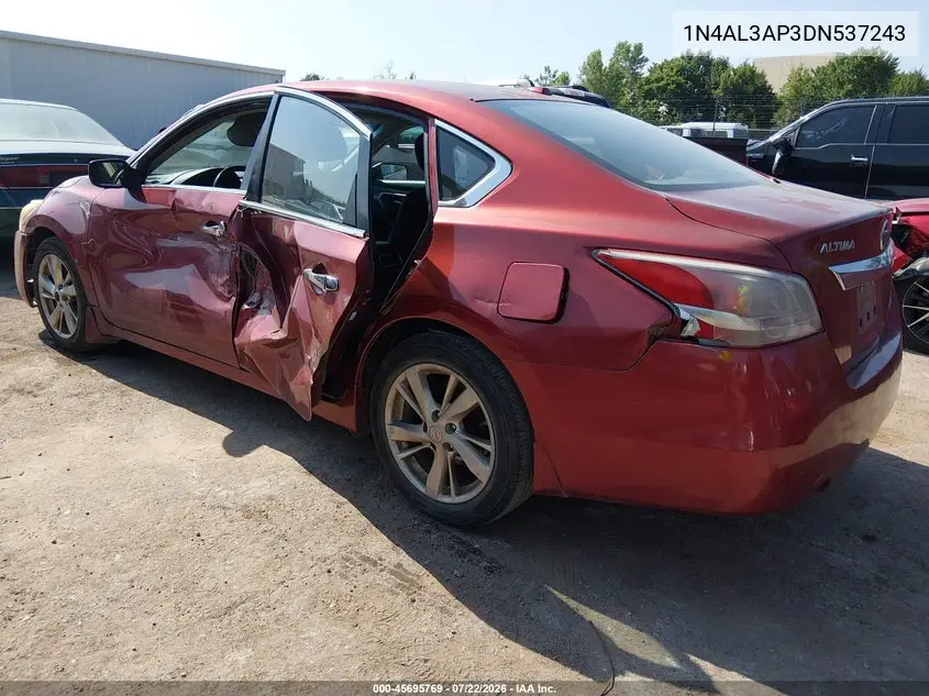 2013 Nissan Altima 2.5 Sv VIN: 1N4AL3AP3DN537243 Lot: 45695769