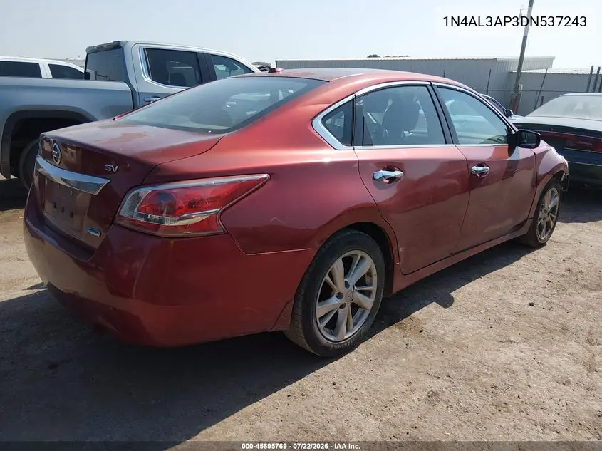 2013 Nissan Altima 2.5 Sv VIN: 1N4AL3AP3DN537243 Lot: 45695769