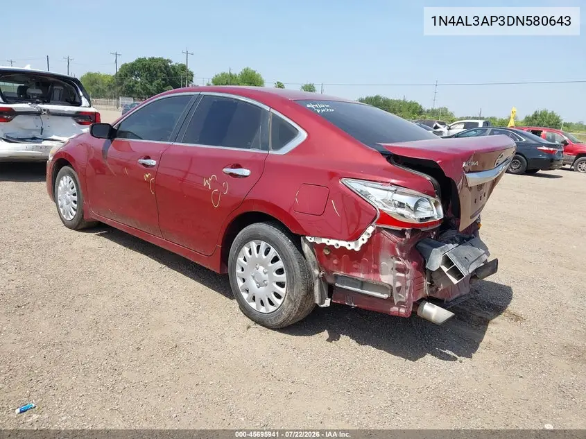 2013 Nissan Altima 2.5 S VIN: 1N4AL3AP3DN580643 Lot: 45695941