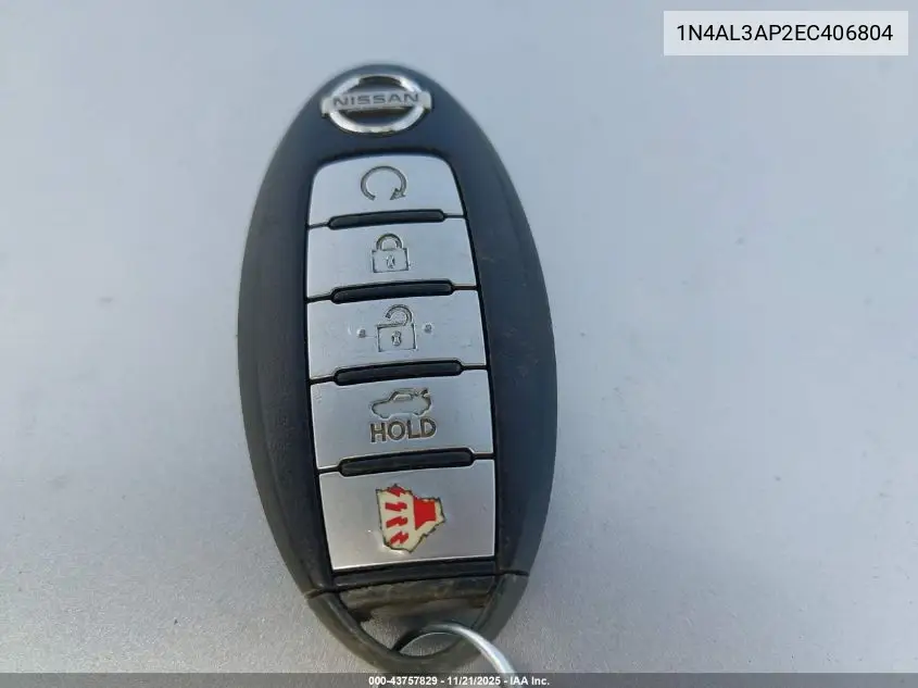 1N4AL3AP2EC406804 2014 Nissan Altima 2.5 S