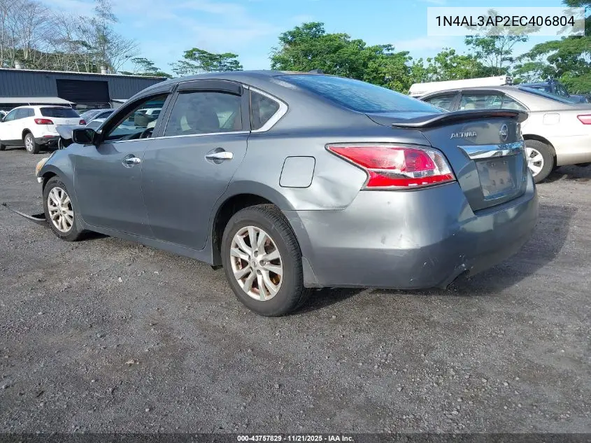 1N4AL3AP2EC406804 2014 Nissan Altima 2.5 S