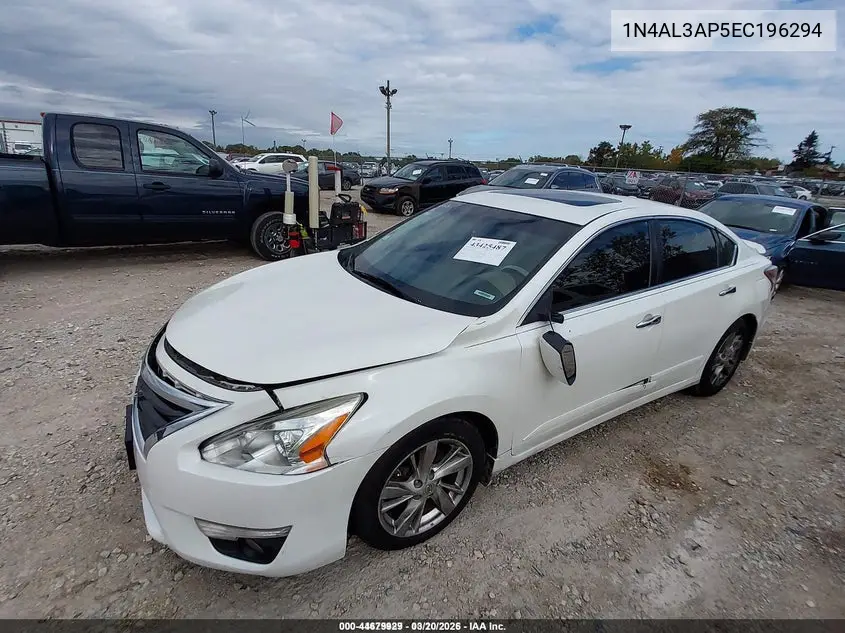 1N4AL3AP5EC196294 2014 Nissan Altima 2.5 Sl