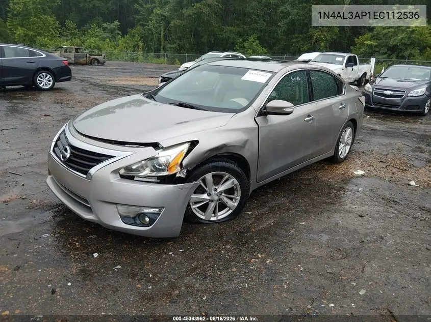 1N4AL3AP1EC112536 2014 Nissan Altima 2.5 Sl