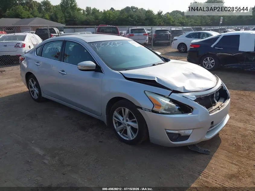 2014 Nissan Altima 2.5 Sv VIN: 1N4AL3AP2EC285644 Lot: 45626012