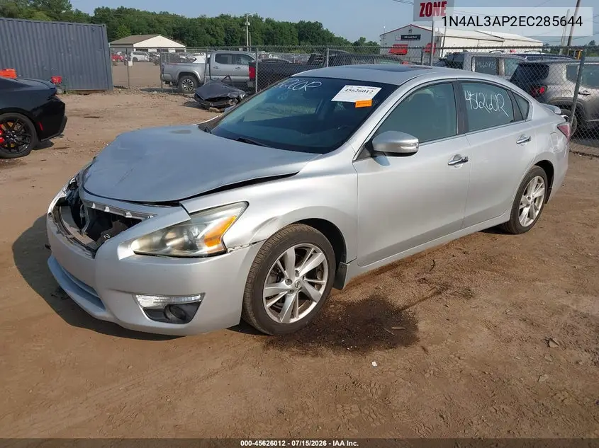 2014 Nissan Altima 2.5 Sv VIN: 1N4AL3AP2EC285644 Lot: 45626012