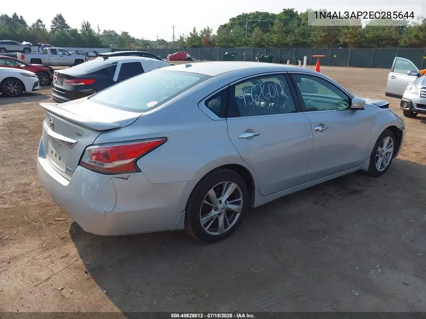 2014 Nissan Altima 2.5 Sv VIN: 1N4AL3AP2EC285644 Lot: 45626012