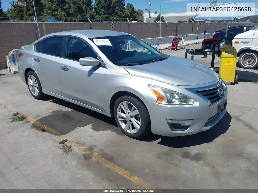 2014 Nissan Altima 2.5 Sv VIN: 1N4AL3AP3EC425698 Lot: 45695616