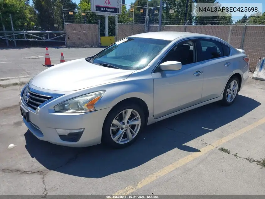 2014 Nissan Altima 2.5 Sv VIN: 1N4AL3AP3EC425698 Lot: 45695616