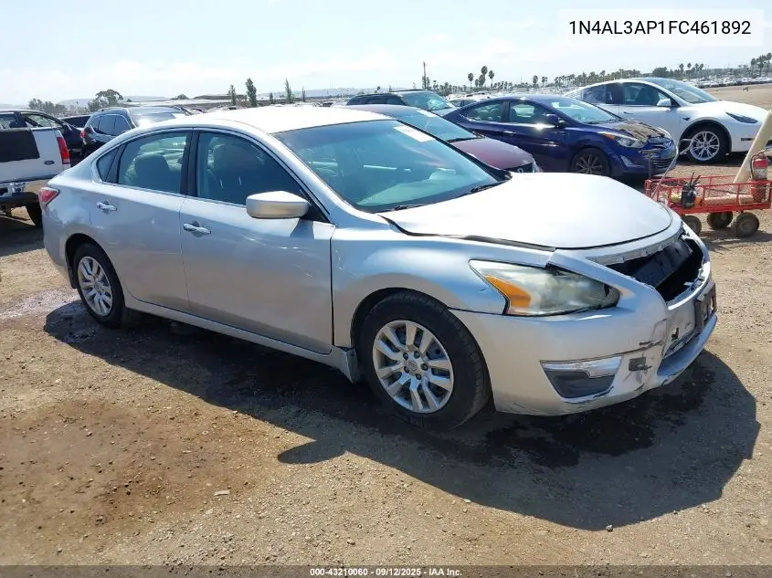 1N4AL3AP1FC461892 2015 Nissan Altima 2.5 S