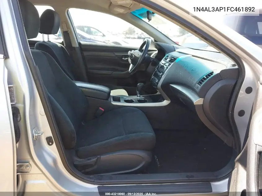 1N4AL3AP1FC461892 2015 Nissan Altima 2.5 S