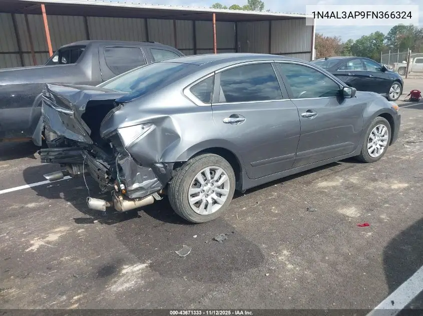 1N4AL3AP9FN366324 2015 Nissan Altima 2.5 S