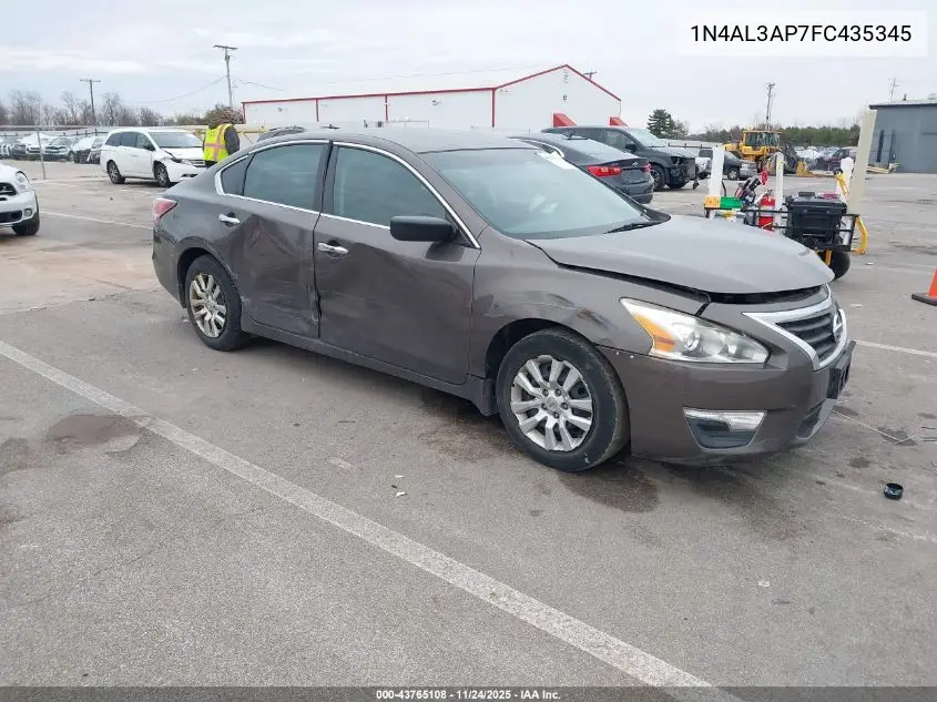 1N4AL3AP7FC435345 2015 Nissan Altima 2.5 S